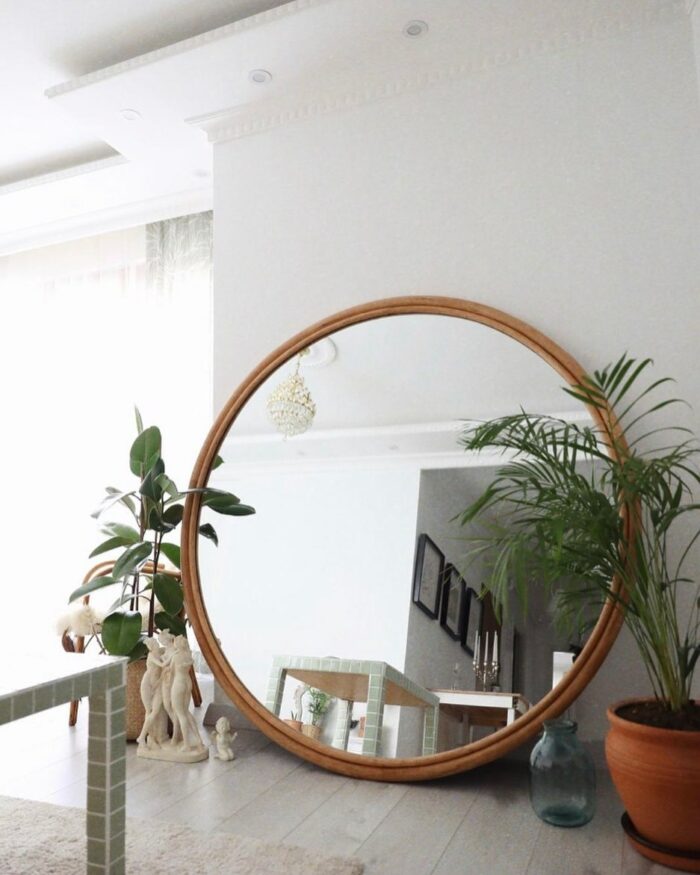 Bambu Ayna 150 cm Çap - Görsel 2